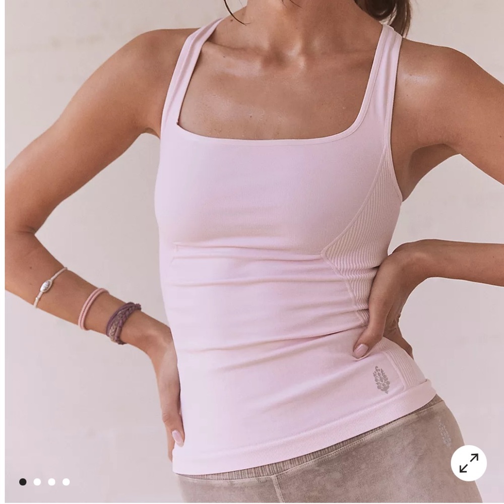 Free People FP Movement Good Karma Long Tank M/L